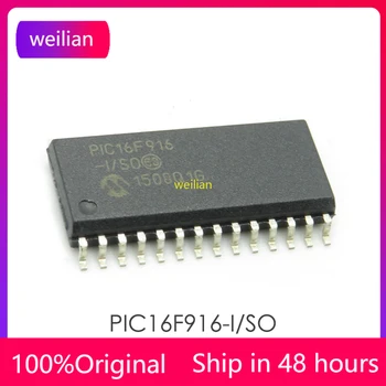 1-100 PCS PIC16F916-I/SO SMD SOP-28 PIC16F916 8-bits do Microcontrolador MCU-microcontrolador Chip Novo Original