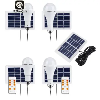 1-2Pcs 5Modes 20COB LED Lâmpada Luz Solar 7/9W Portátil Pendurar a Lâmpada Recarregável USB de Energia da Lâmpada do Bulbo para o Acampamento Tenda Solar da Lâmpada