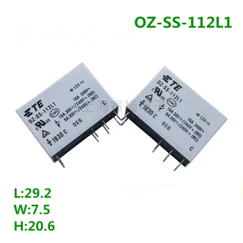 10pcs/lot OZ-SS-112L1 OZ SS 112L1 12VDC 12V relé de 16A 8PIN Original Novo TE