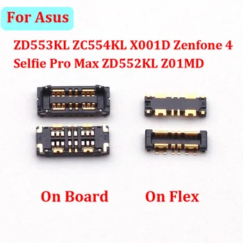 2-10Pcs Bateria Interna FPC Conector Flex Clipe de Suporte de Placa Para Asus ZD553KL ZC554KL X001D Zenfone 4 Selfie Pro Max ZD552KL Z01MD