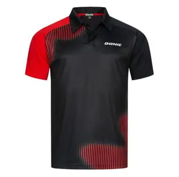 2023 DONIC Esporte Polo de ténis de Mesa camisa de t de roupas sportswear jersey homens mulheres t-shirts de Badminton do Desporto top Tenis De Mesa