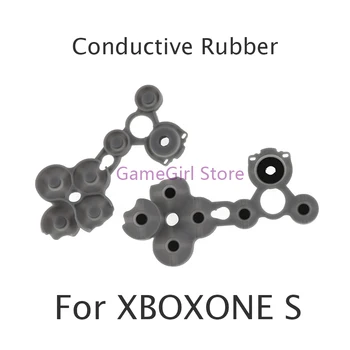 2pcs Para XBOXONE Fino de Silício Borracha Condutora Adesivo Botão Para Xbox S Um Controlador de Substituição