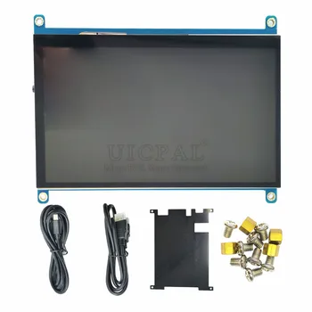 7 polegadas de Ecrã De 1024*600 Capacitivo de Toque do LCD Kit para Jatson Nano VGA HDMI 7 polegadas IPS Tela sensível ao Toque para Raspberry Pi 4B 3B