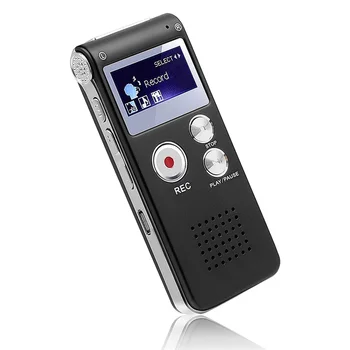 8GB Gravador Digital de Caneta MP3 Player Gravador de Voz do Gravador para o Negócio de Voz Portátil Recarregável USB