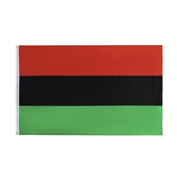 90*150cm Pan-Africano a Afro-Americana Bandeira