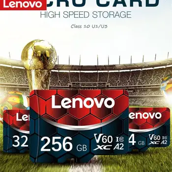 A Lenovo 1TB Cartão de Memória de 32GB e 64 GB, 256 GB TF Cartão de 512 GB a 2 tb Classe 10 SD Flash Para Câmera de Vídeo Drone Smartphone Tablet Mudar