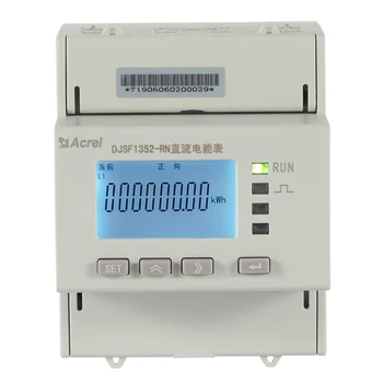 Acrel DJSF1352-RN Display Digital LCD 1000V de Entrada DC kWh Medidores de Energia com Certificados UL para EV de Carga de Estacas