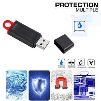 Anel unidade flash USB USB2.0, o móvel da unidade de disco rígido, unidade flash USB, gravação de disco shell de vida impermeável