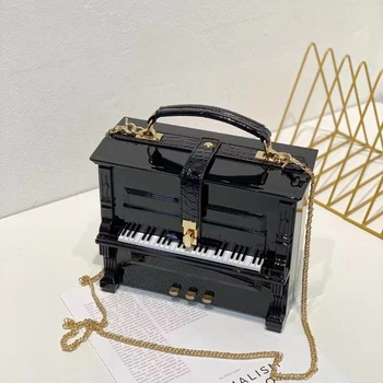 bolsas e bolsas Para Mulheres de Luxo Designer crossbody saco de ombro piano forma de alça superior bolsas Bolsa Messenger Bag