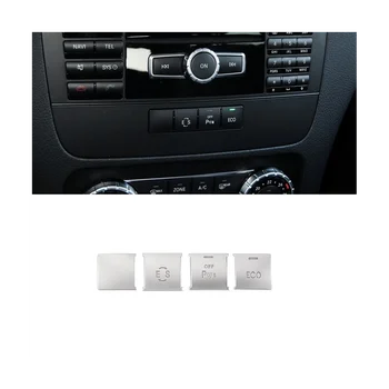Carro Console Central CD de Painel de Ar Condicionado Etiqueta Botão Trim para a Mercedes Benz Classe GLK X204 Acessórios(Um)