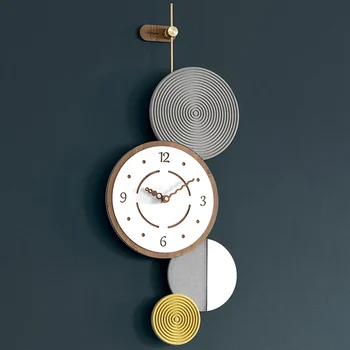 Digital Mural de Parede da Cozinha Mecanismo de um Relógio de Moda Nórdica Criativo Relógio de Parede da Sala de Horloge Murale Casa e Decoração AB50WC