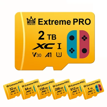 Extreme Pro 2TB de Alta Velocidade de 128 gb Cartão SD de 512 gb 256 GB A1 Cartão de Memória de 1 tb Cartao De Memoria Para a Câmera GoPro DJI Nintendo Mudar