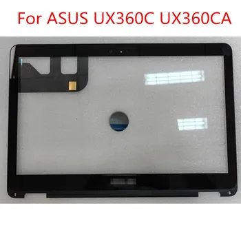 Frete grátis Para ASUS UX360 UX360CA Digitador da Tela de Toque de Vidro substituto peças Com painel Frontal