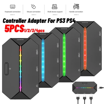 G6L Móveis Controlador de Teclado com Fio Mouse Conversor Adaptador para a Nintendo Mudar Xbox One S/X PS4 Jogo de PS3 Console Acessórios