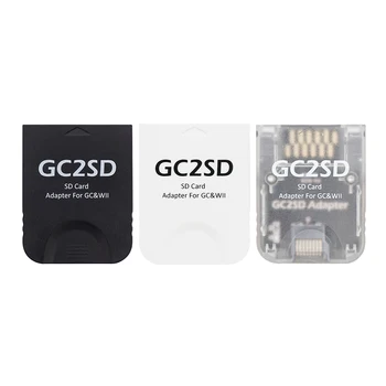 GC2SD Adaptador de Cartão para o Micro cartão do SD Plug and Play Profissional Slot para Cartão de Memória Adaptador para GameCube Jogo de Wii Consoles