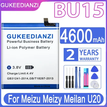 GUKEEDIANZI 4600mAh BU15 Bateria de Alta Capacidade para Meizu Meizy Meilan Sub-20 U 20 da Bateria do Telefone Móvel