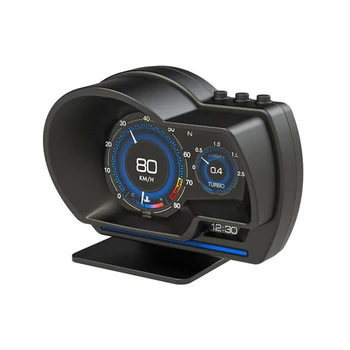 Head Up Display 12V Auto de Exibição OBD+GPS do Carro HUD Digital, Odômetro de Alarme de Segurança