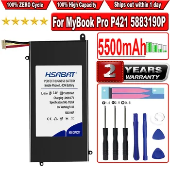 HSABAT 5500mAh 5883190P Bateria para Axioo Para MyBook Pro P421 10PIN 7Lines
