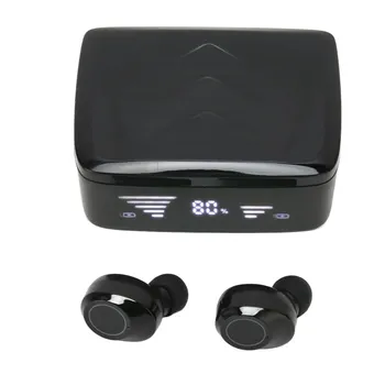 Impermeável sem Fio, Fones de ouvido com Bluetooth 5.3-Mini Verdadeiro Fones de ouvido sem Fio para Telefone e Tablet-Enhanced Bass