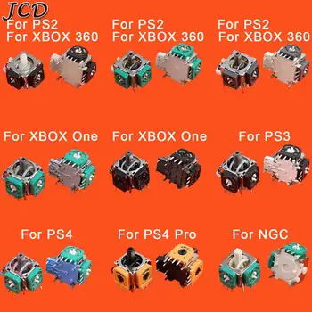 JCD 2pcs de Substituição 3D joystick analógico Apertos de vara para PS2 PS3 PS4 Pro NGG controlador Xbox 360 Para Um