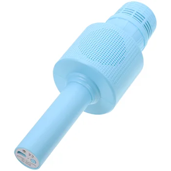 Microfone Sem Fio Amplificado Karaoke Multifuncional Cantando Portátil De Mão Prático