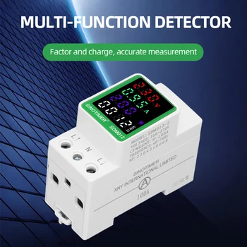 Multímetro Digital Tensão de Medidor de Consumo de Wattmeter Monitor CA Multifunções Uso de Eletricidade, o Monitor Precisa para o Lar