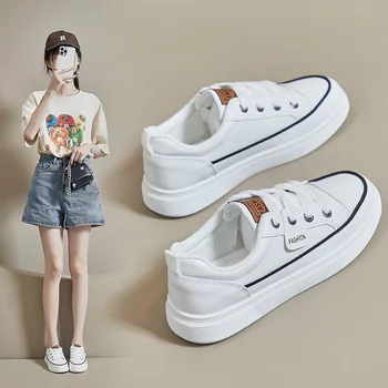 No Outono de 2023, Os Novos Pequenos Sapatos Brancos, do sexo Feminino Ins Maré coreano Estudante de Sapatos Esportivos, Sapatos de Plataforma