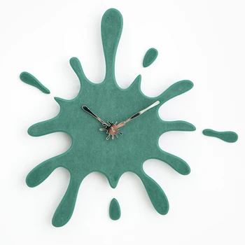 Nordic criativo gota de chuva relógio de parede sala de estar, casa de moda moderno e minimalista personalidade criativa luz de luxo relógio de parede