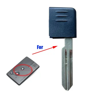 Novo sem cortes Inteligentes Inserir Chave de Emergência Pequeno NSN14 Lâmina de Ajuste Para o Nissan Teana Cartão de Inserir Key Fob