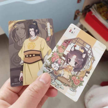 Original KAYOU Anime MoDaoZuShi Bêbado Sonhos Cartões de Assinatura Wei Wuxian Lan Wangji Periférica Cartão de Conjunto Completo de cobrança para Crianças