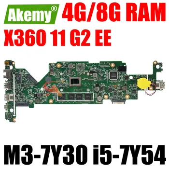 Para HP ProBook X360 11 G2 EE Laptop placa-Mãe do pc Core M3-7Y30 i5-7Y54 CPU 4GB 8GB de RAM 6050A2908801 placa-mãe