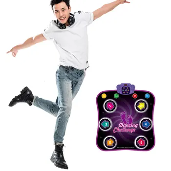 Preto Gamer Essentials Dança Tapete Para Jogos De Precisão Da Engrenagem De Presente Para As Crianças Dançando Cobertor