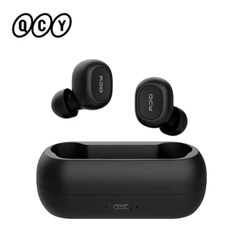 QCY T1C Bluetooth 5.0 Fones de ouvido sem Fio Estéreo 3D TWS Fones de ouvido com Microfones duplos Fone de ouvido HD Chamada de Fones de Personalização do APLICATIVO