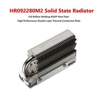 RH-09 M. 2 2280SSD o Dissipador de Calor de Tubos de Calor Unidade de Estado Sólido Radiador SSD Cooler Duplo Ligação Soldada de Antigravidade Dissipador de Calor de Refrigeração