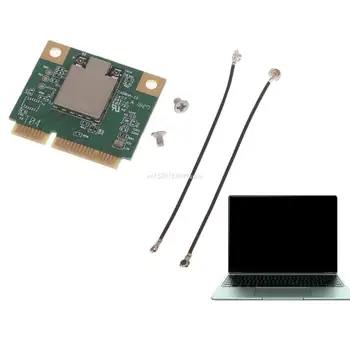 RTL8822BE 867Mbps 2,4 G/5 ghz 802.11 AC wi-Fi Cartão PCIe Mini Bluetooth compatível 4.2 Suporte Portátil para Windows 10