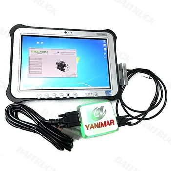 Tablet FZ-G1 Para Yanmar V2.33 ferramenta de diagnóstico do motor diesel, Agrícola, Construção equipmen kit de diagnóstico