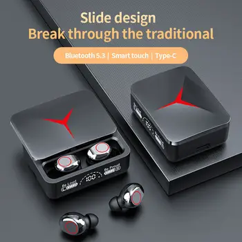 TWS Fones de ouvido sem Fio Original de Jogos de Fone de ouvido Bluetooth 5.1 Esporte Fones de ouvido para Música Fones de ouvido para o iphone Xiaomi Frete Grátis M90