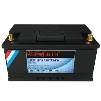 UE/UK 12v 100Ah LifePo4 Bateria 4000+ Profundo Ciclos com BMS de 12,8 v 100ah Fosfato do Ferro do Lítio de Bateria para RV de Golfe
