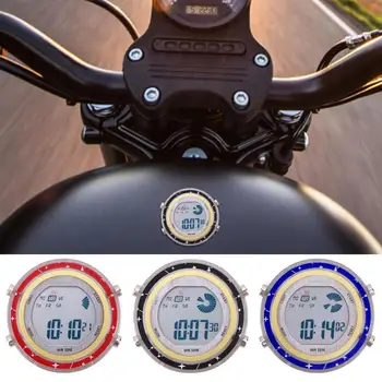 Universal Motocicleta Relógio Digital Impermeável Guiador Relógio Moto Acessórios Mostrador Luminoso do Relógio para a Maioria das Motocicletas, Caminhonetes