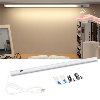 USB 5V Smart Sensor do DIODO emissor de Luz de Alumínio do Lado de Varredura do Sensor da Lâmpada Para o Quarto de Armário de Cozinha Armários Armário, Iluminação Noturna