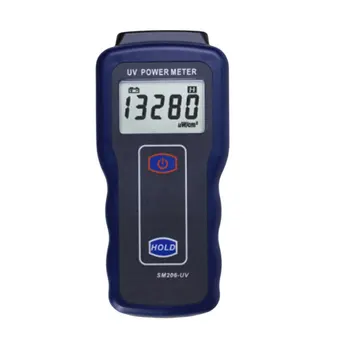 UV Medidor de Energia SM206-UV para a medição da intensidade da radiação solar ultravioleta 1-19999 uW/cm2 de intensidade de Radiação