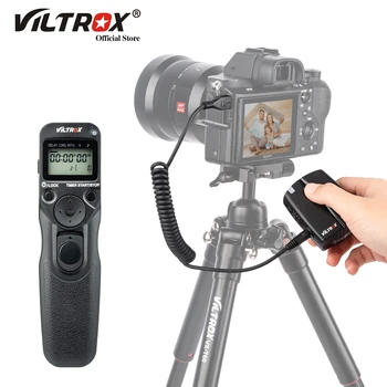 Viltrox JY-710 LCD sem Fio de Liberação do Obturador Timer Controle Remoto para Canon EOS Câmera 750D 7DII 6DII 5D R5 R6 Nikon D610 D750 Z6