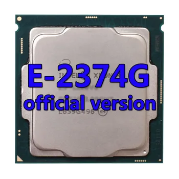Xeon CPU E-2374G versão oficial da CPU 8MB DE 3,7 GHZ 4Core/8Thread 80W Processador LGA-1200 PARA C256 placa-Mãe