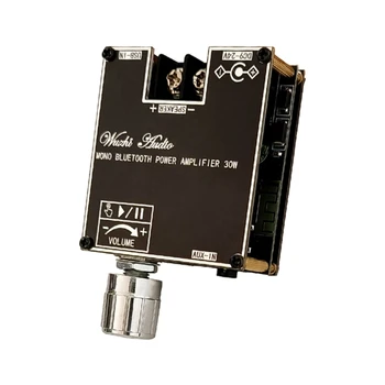 ZK-301B Mono 30W BT5.3 AudioAmplifier Suporte De Módulo Sem Fio Verdadeiro Par Caixa De Diy Simples Amplificador Mono Conselho