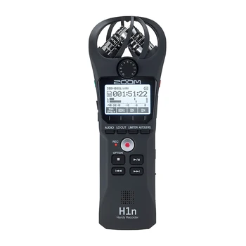ZOOM H1N Prático Gravador de Câmera Digital Gravador de Áudio Estéreo com Microfone para Entrevista SLR Gravação de Microfone, Caneta com dom